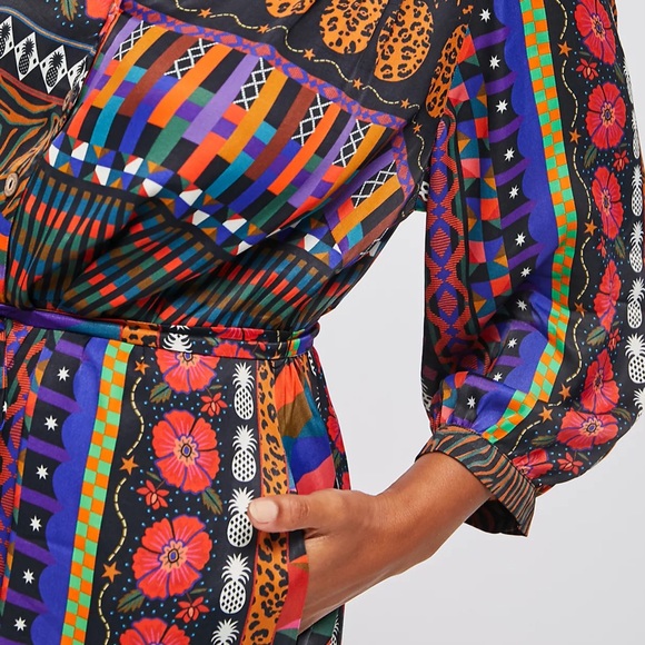 Anthropologie Farm Rio Ciela Midi Shirtdress - Picture 6 of 7